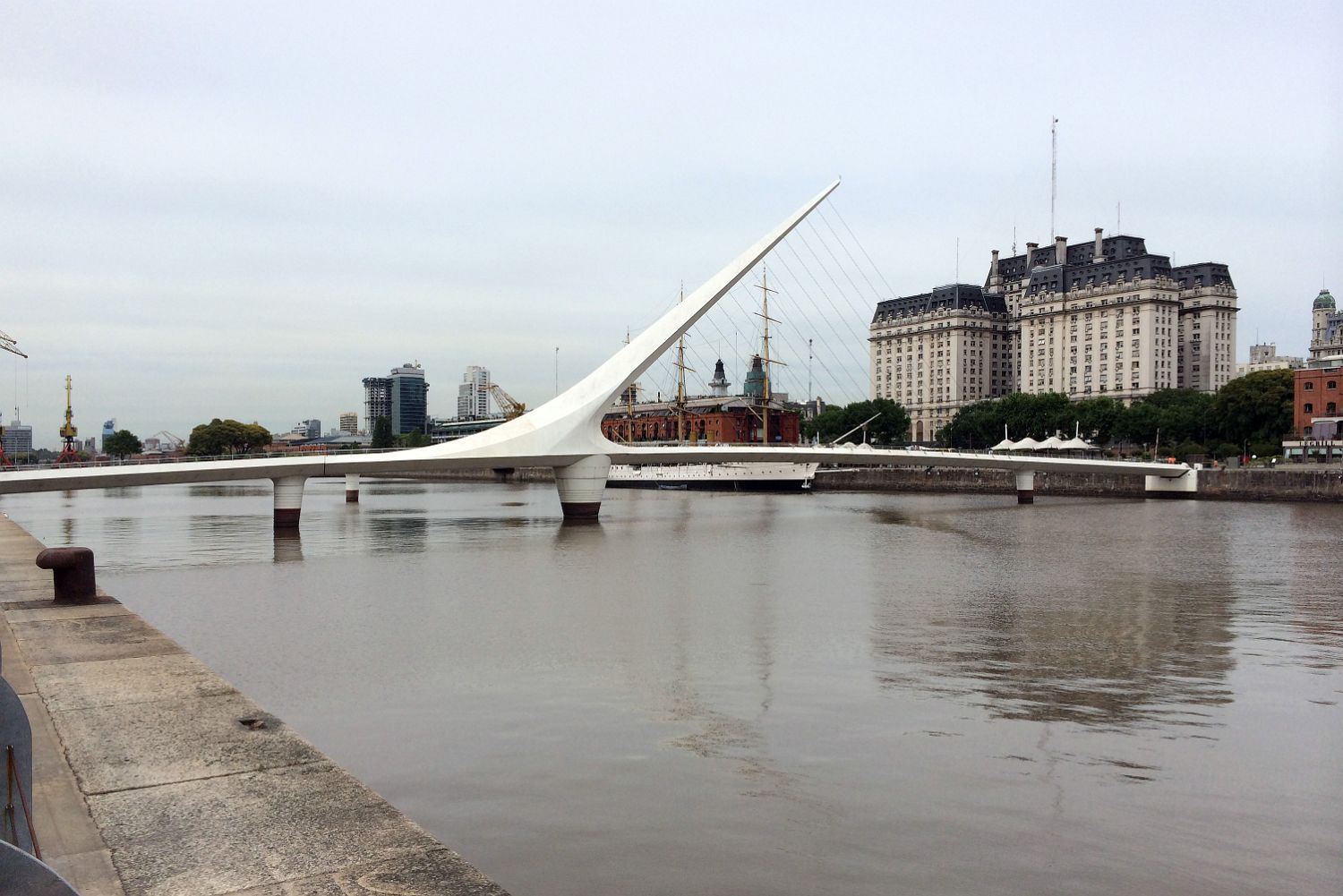 05 Puenta de la Mujer Bridge Of Women Puerto Madero Buenos Aires